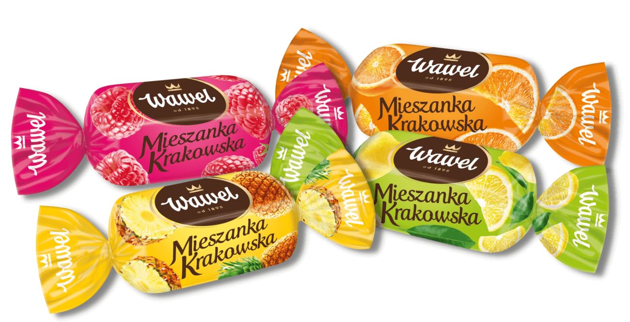Wawel Mieszanka Krakowska Chocolate Coated Jelly Sweets (1000g)