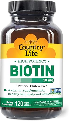 Miniatura 2 de Biotina de alta potencia 10 mg 120 cápsulas vegetales