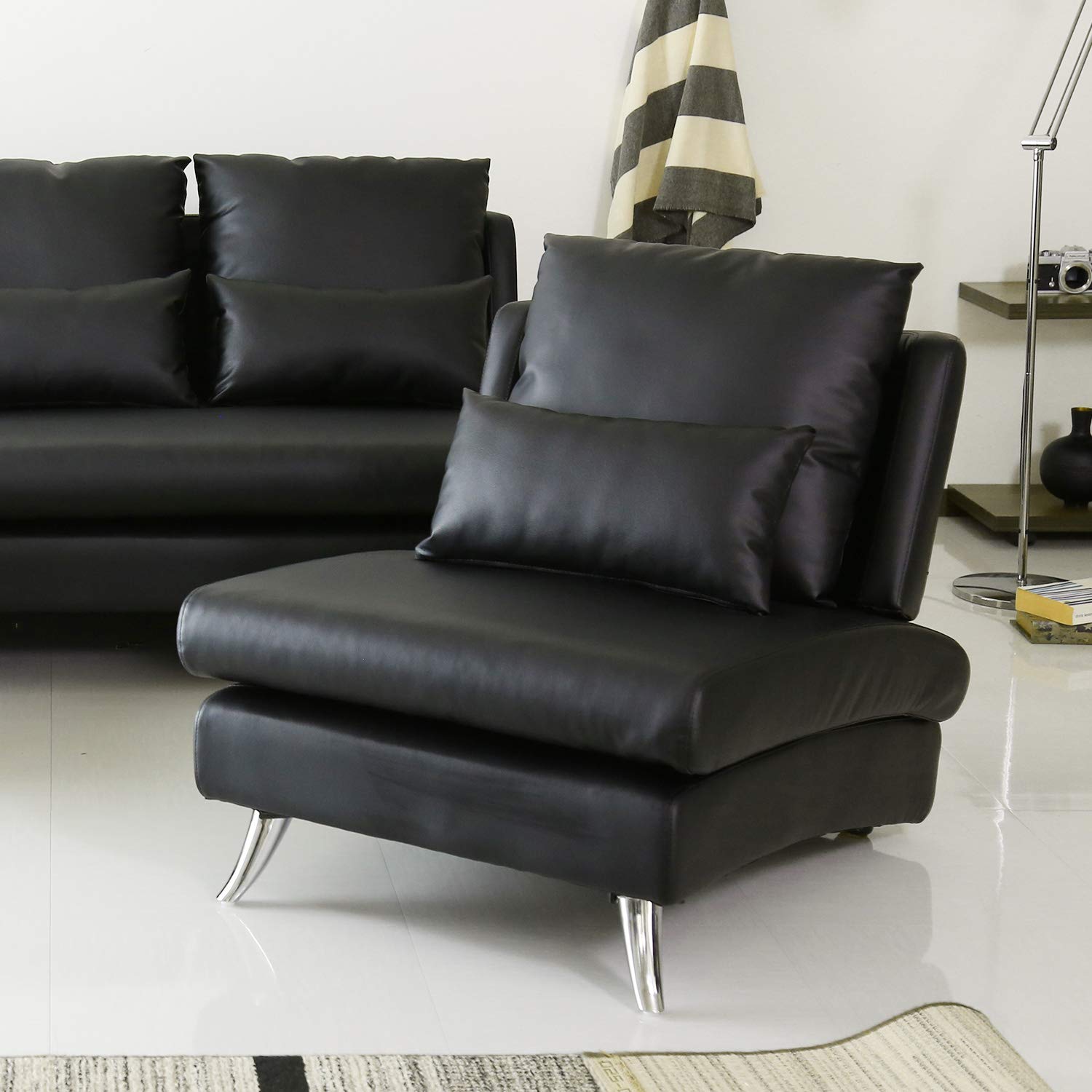 ソファ ソファー 1人用 1人掛け グレー ブラック プルミエ1P おしゃれ