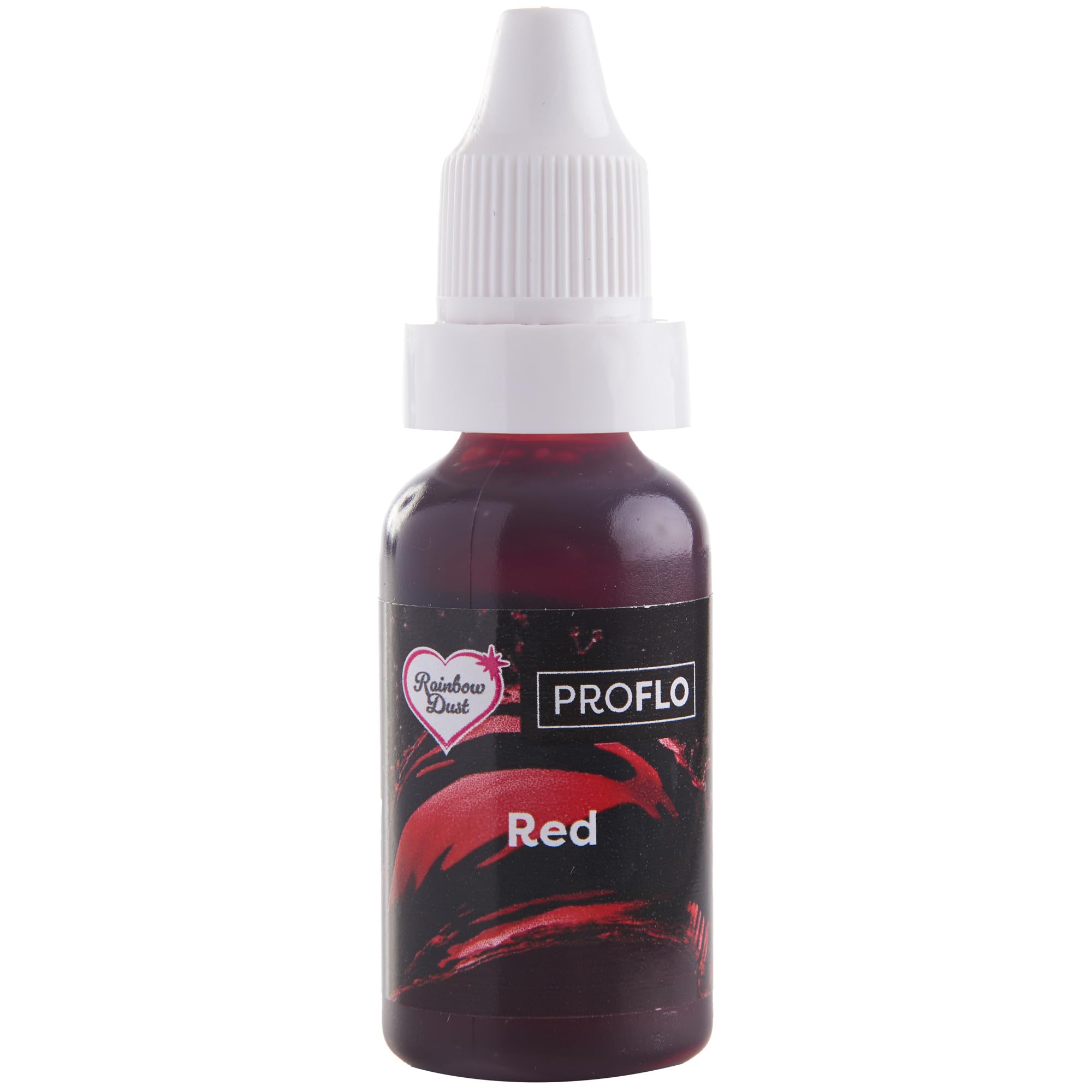 Rainbow Dust ProFlo - Colorant alimentaire liquide, rouge 16 ml