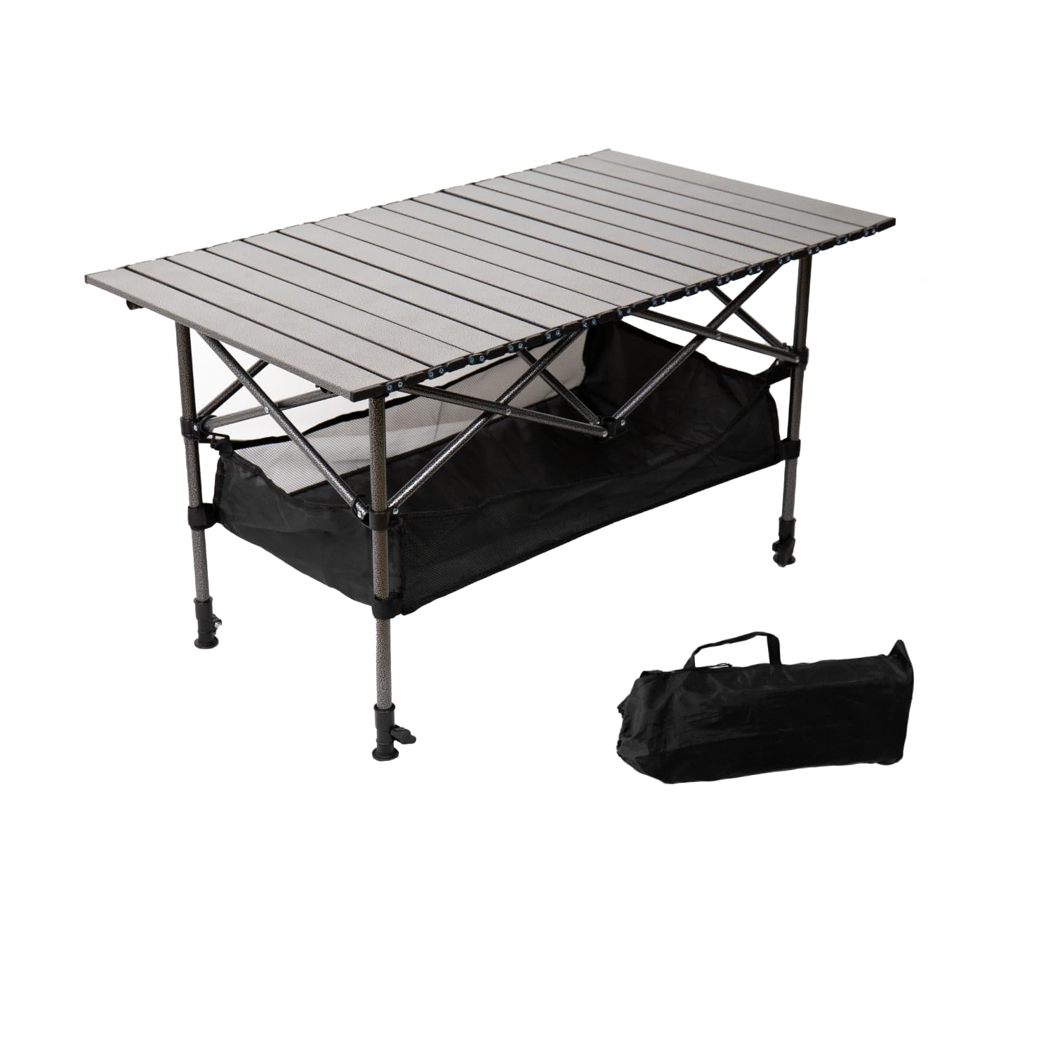 Mesa Plegable Camping, Mesa Auxiliar de 95x55 cm