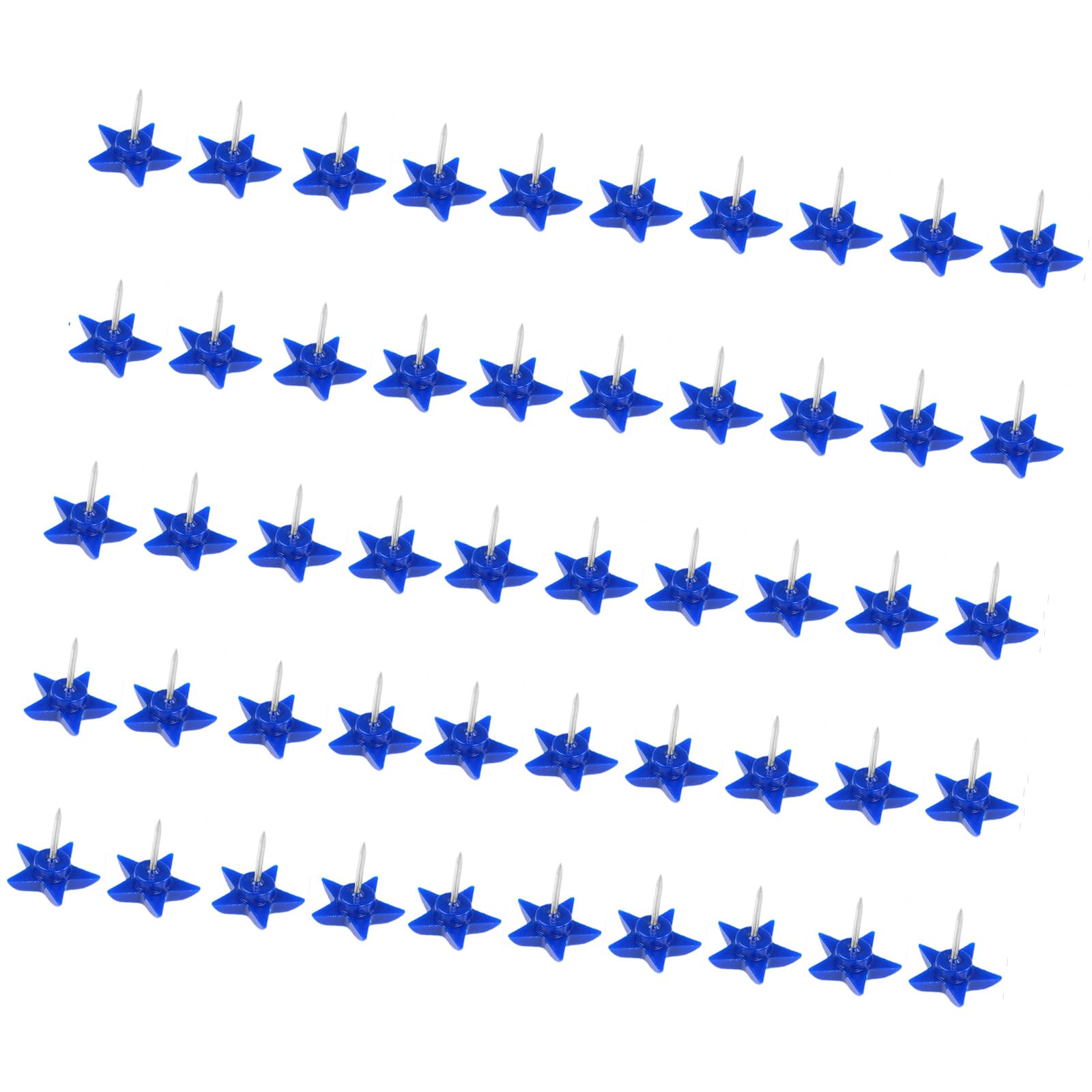XIGACGEH 100Pcs Star Head Push Pins Decorative Thumb Tacks Bulletin Board Pin for Cork Notice Board Supplies Star Push Pins for Bulletin