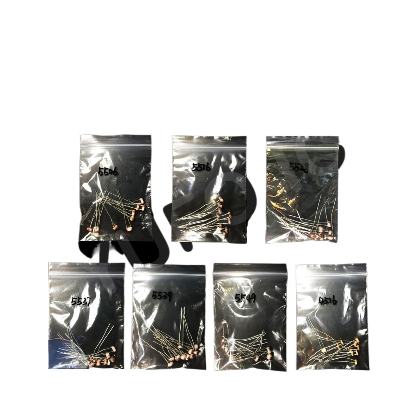 Photorésistance GL5516 kit de 70 pièces 7 valeurs LDR composants électroniques