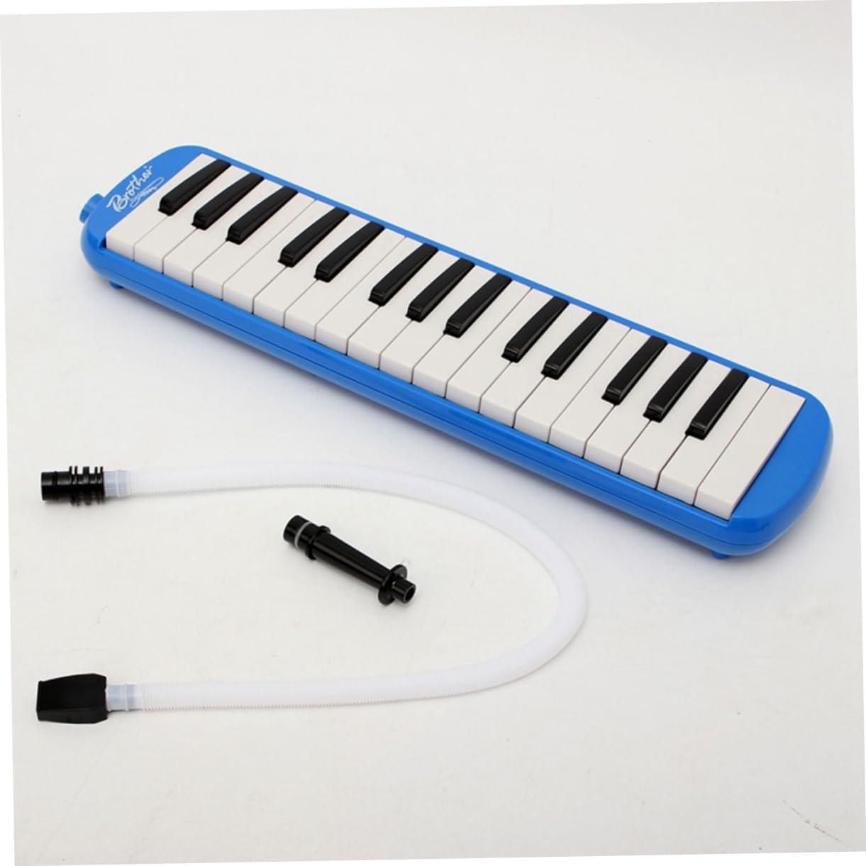 Melodica Portatile 32 Tasti Blu con Borsa per Principianti | Lega, Studenti e Appassionati Musicali, Facile da Imparare e Comoda da Usare