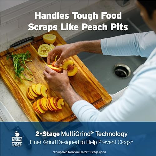 Miniatura 4 de InSinkErator Power .75HP, triturador de basura de 34 HP, serie Power EZ Connect triturador de residuos de alimentos de alimentación continua, color