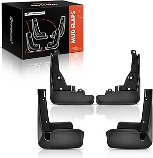 A-Premium Set of 4PCS Mud Flaps Splash Guards Mudguards Mudflaps with Hardware Kits Accessories Compatible with Toyota Corolla Sedan 2020-2022, Front and Rear (Driver and Passenger Sides)