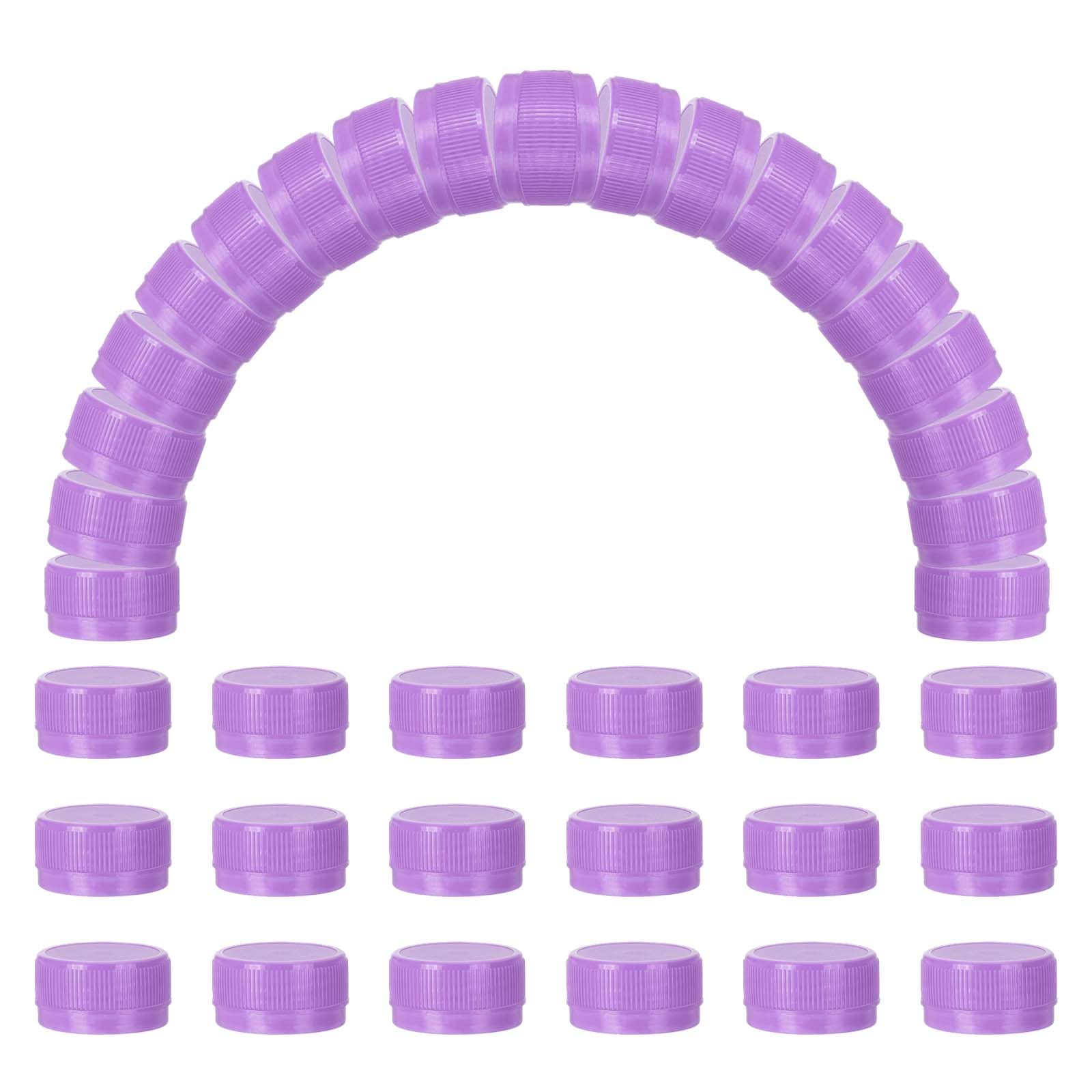 Bouchons Plastique 3 cm avec Couvercle à Vis pour Loisirs Créatifs et Scrapbooking