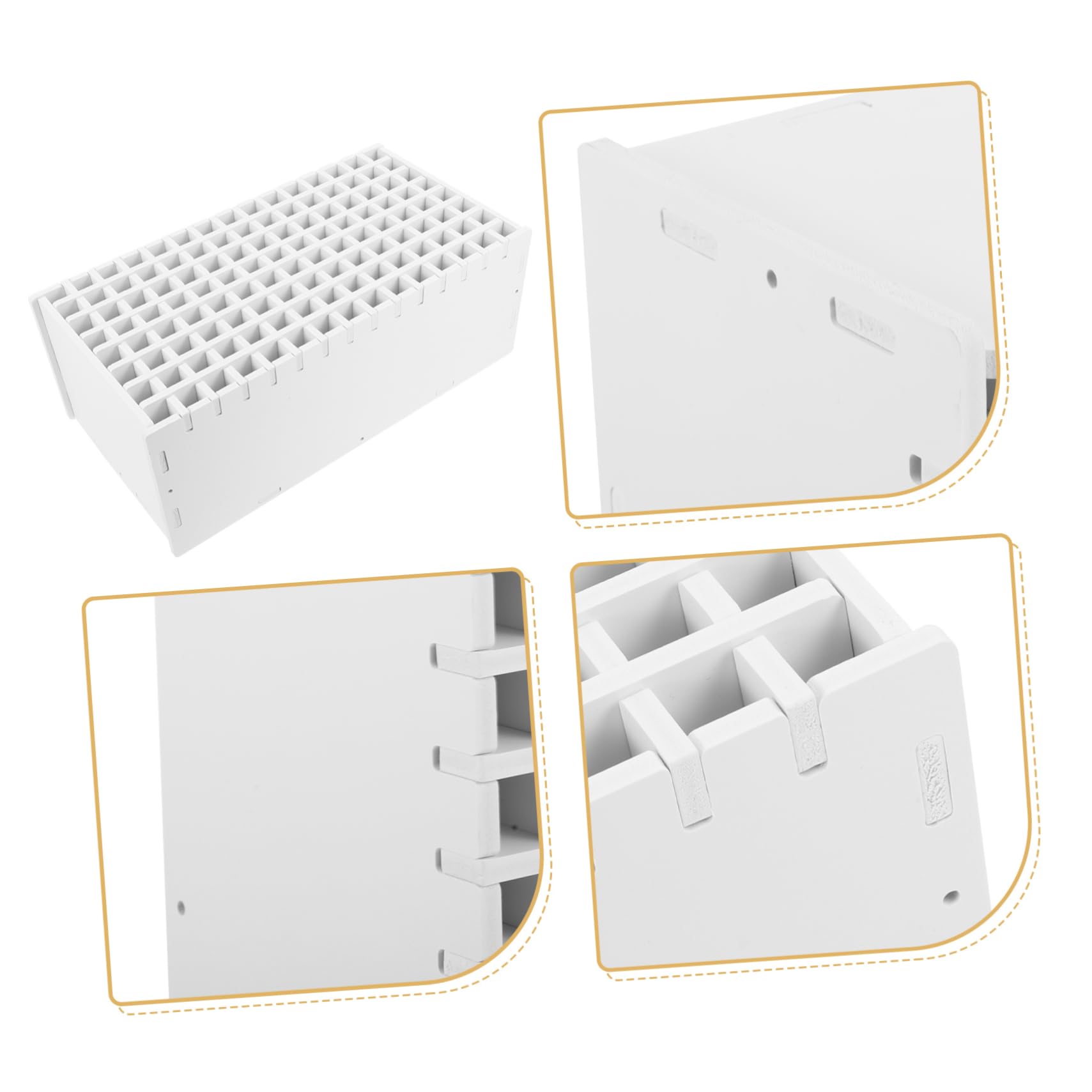 Lurrose Organisateur De Marqueurs Organisateur De Bureau Pour Stylos Support De Rangement De Bureau Multifonctionnel Support De Rangement De Papeterie