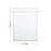 Volanic 100PCS 6X9 Inch (17X23 CM) Sheer Drawstring Organza Gift Bag Jewelry Pouch Party Wedding Favor Candy Mini Bottle Samples Display Bags