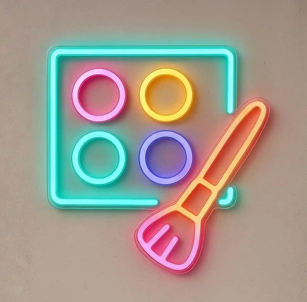 LED néon signe Enseigne Lumineuse Néon Pour Vitrine De Magasin De Cosmétiques, Institut De Beauté, Maquillage, Blush, Jolie Boutique 38cm