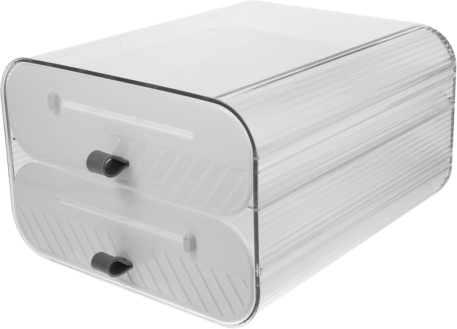 Storage Box Holder for Refrigerator Capacity Container Rolling Design Reusable for Kitchen Use