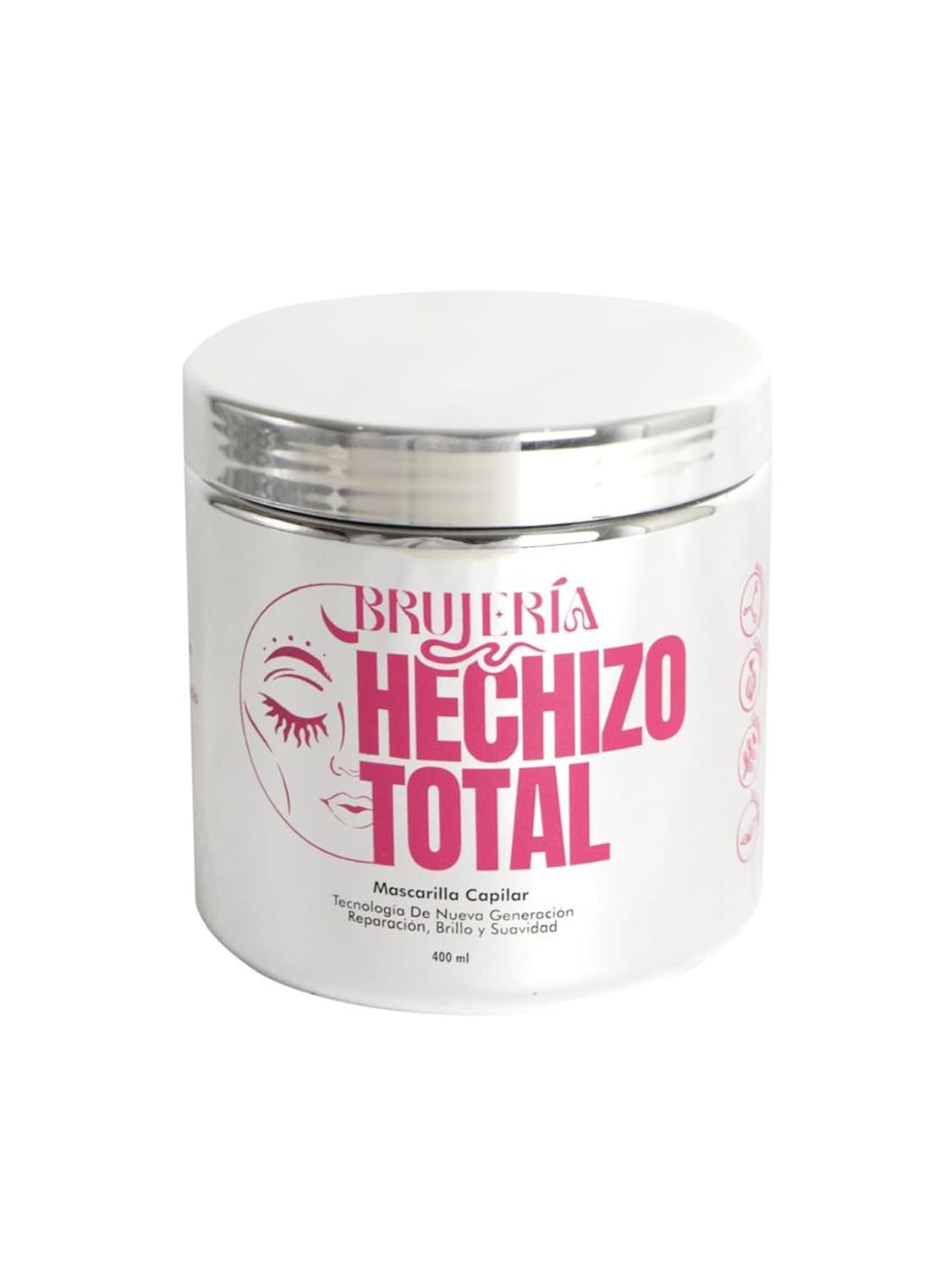 Brujeria Hechizo Total Hair Mask - Repair, Shine, & Softness Formula With Aminoacids, Onion, Caffeine, and Green Tea - Made With Colombian and Latin American Ingredients