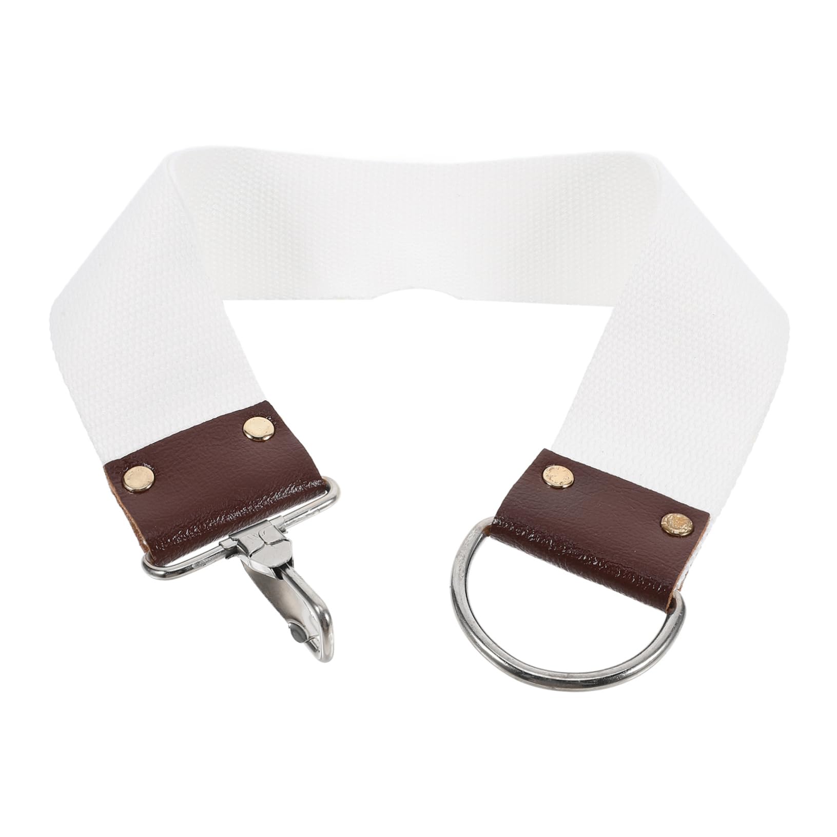 Baluue Old Fashioned Double Canvas Razor Strop Barber Sharpening Strap for Straight Razors and Polishing Belt for Professional Use