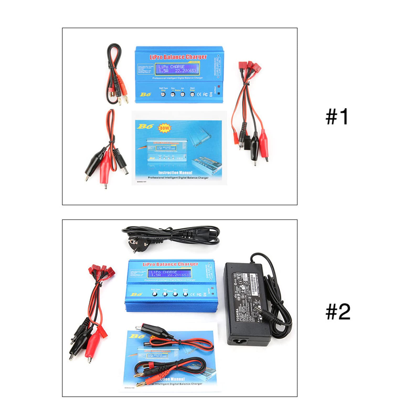 Lipo-ładowarka akumulatorowa, rozładowka, B6 80 W Lipo-Balance, ładowarka NiMh, ładowarka do akumulatorów RC, cyfrowa ładowarka do akumulatorów litowo-jonowych, NiCD, NiMH, PB (wtyczka EU)