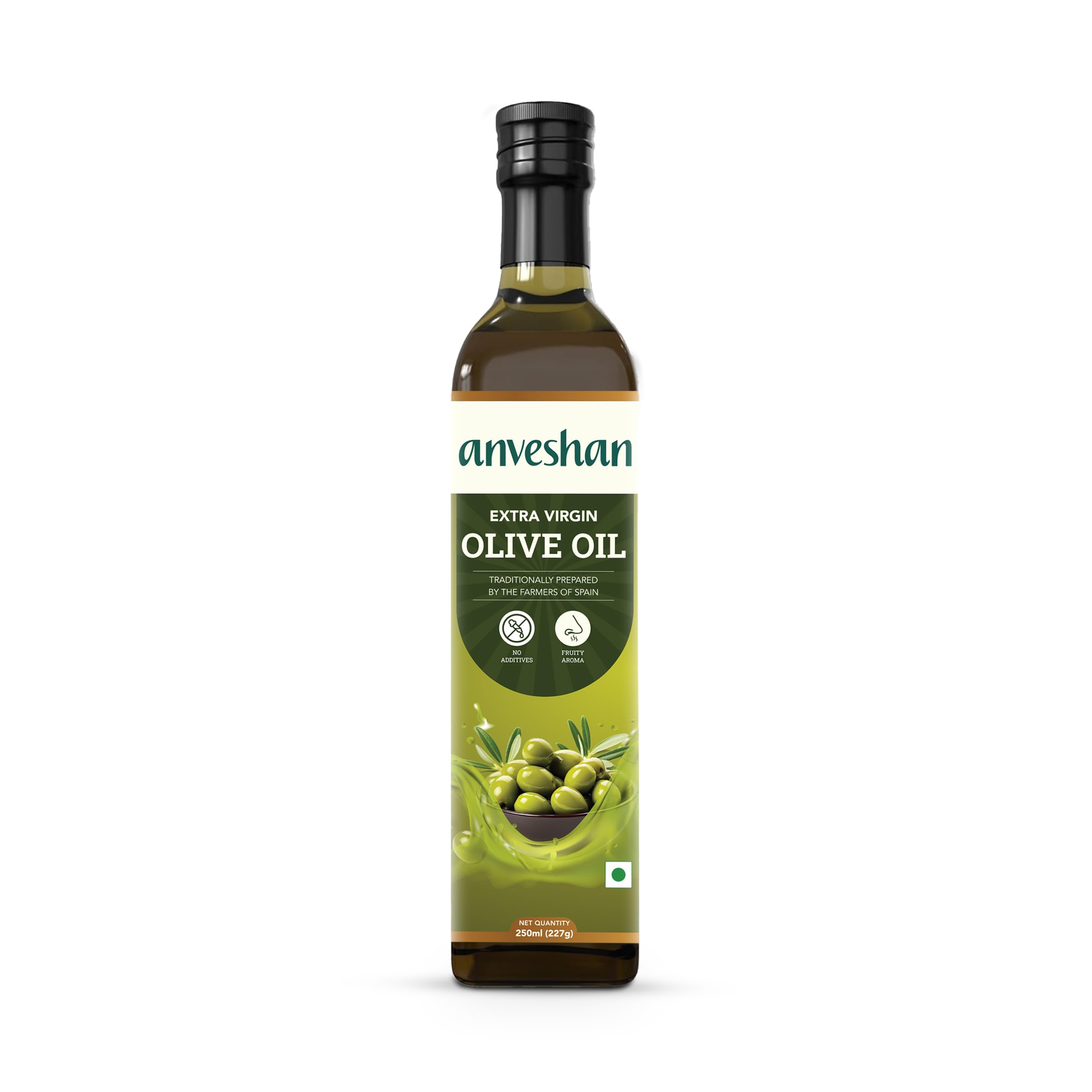 Anveshan Extra Virgin Olive Oil - 250ML | Cold Press Extraction | Rich in Vitamin E & K | Perfect for Salad Dressings, Sautéing, Marinades - Imported from Spain (B0D7NKN4ZW) Amazon Price History, Amazon Price Tracker