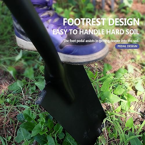 image for FORCOLID Drain Spade Shovel, Garden Drain Spade, Trenching Shovel, Woo