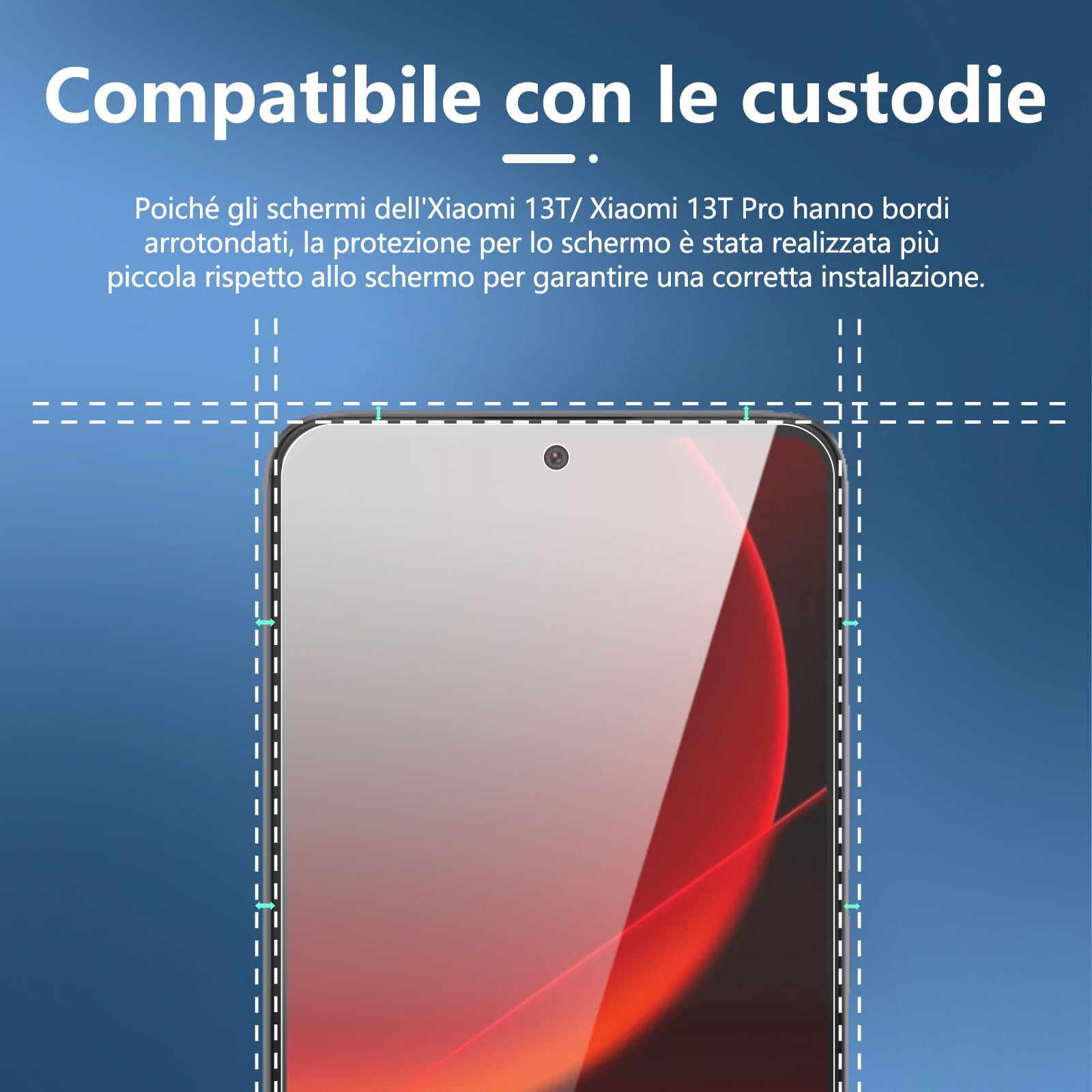 TV Xiaomi 43 Pellicola Vetro Temperato 9H Per Xiaomi Redmi Note 13, 12, 11, Pro - Ultra Sottile, Antigraffio Note 12 Pro 5 G