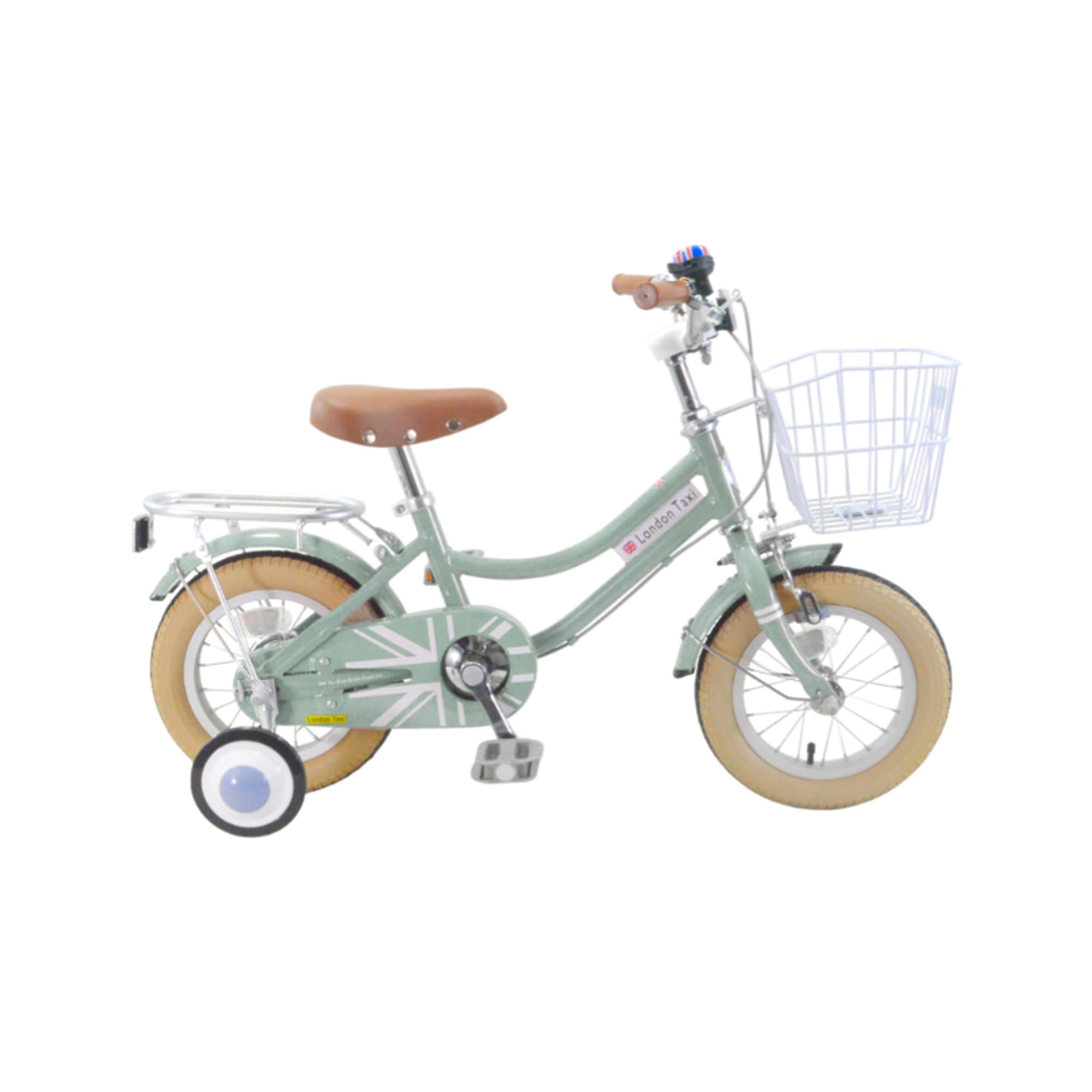 Amazon | 子供用自転車 12インチ スチール 補助輪付き 前カゴ 前後