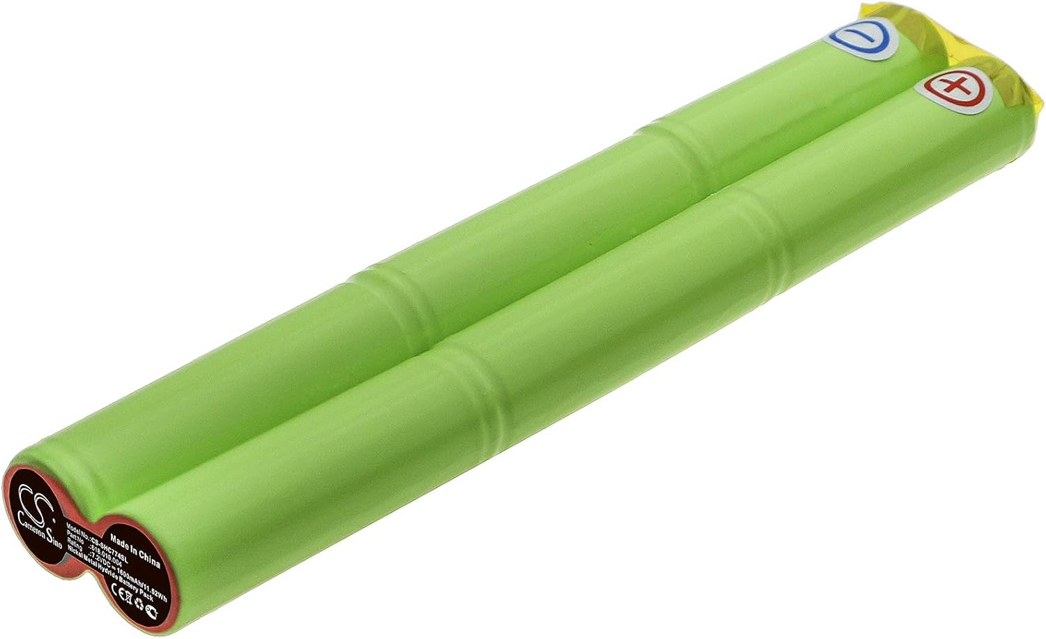 TrustCell replacement battery showing positive and negative terminals