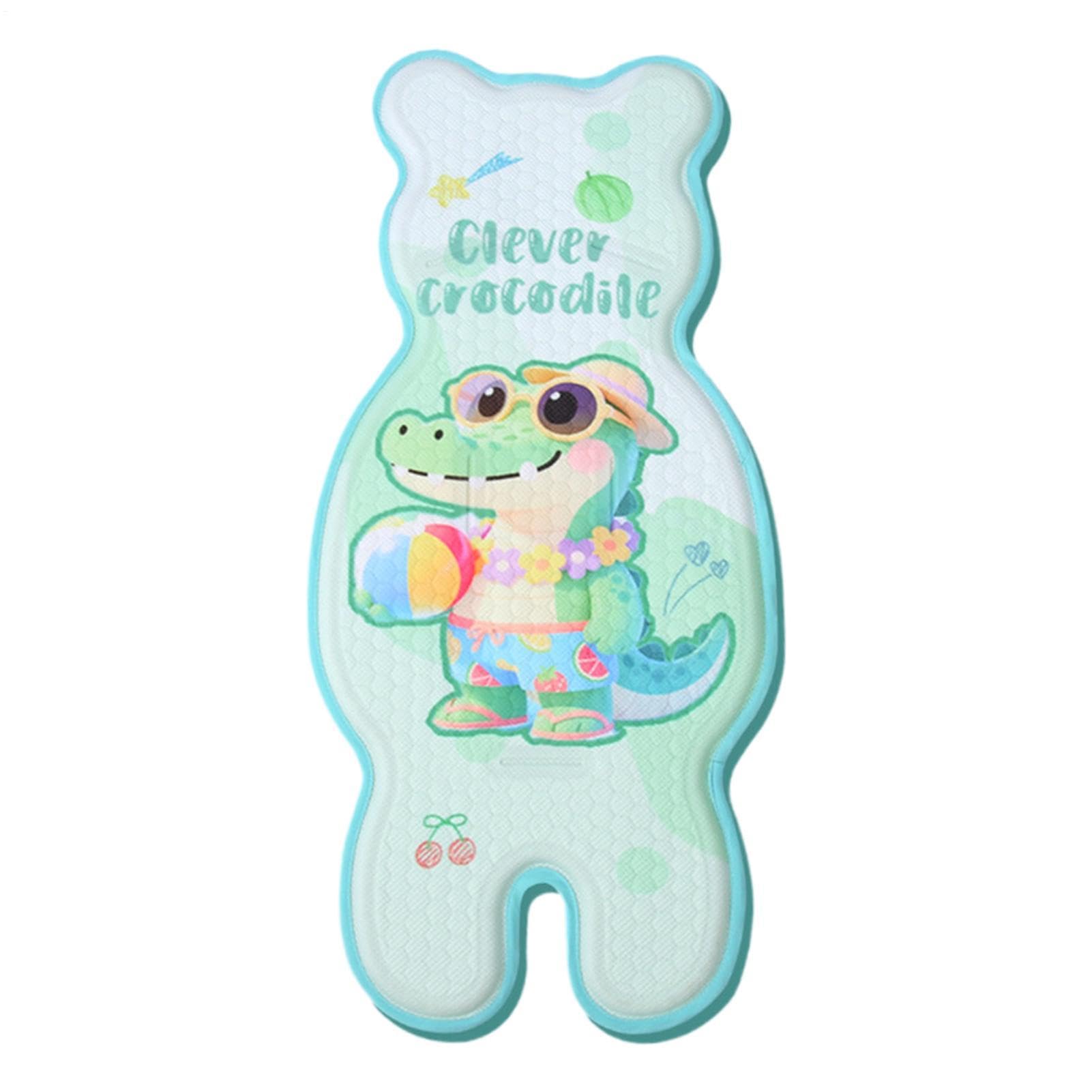 Cooling Stroller Pad - 77x35cm Breathable Soft Universal Mat, Car Seat Cooling Pad, Attachment Straps, Hydrophilic TPE Cold Gel Core Layer for Pram Pushchair