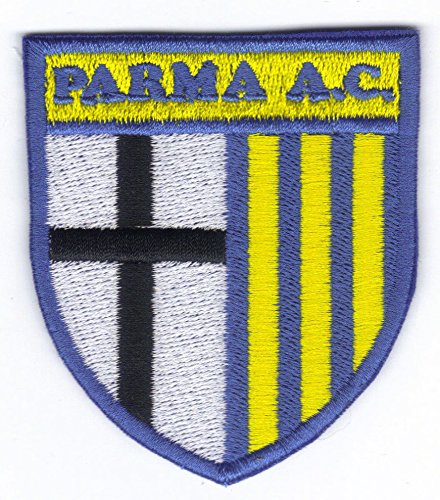 Toppa ricamata termoadesiva con logo a forma di calcio, da cucire, per vestiti, ecc