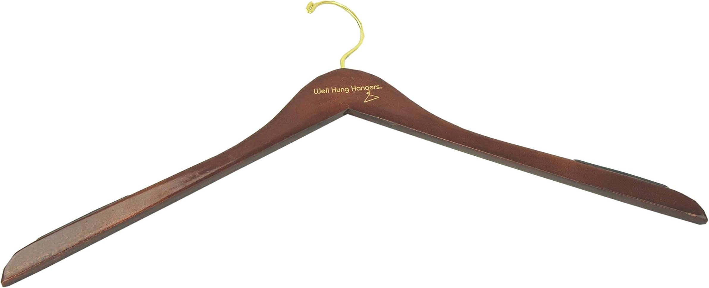 Well Hung Hangers Executive 22" Jacket and Shirt Hanger (19.5")