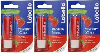 3 × مرطب شفاه Labello Strawberry