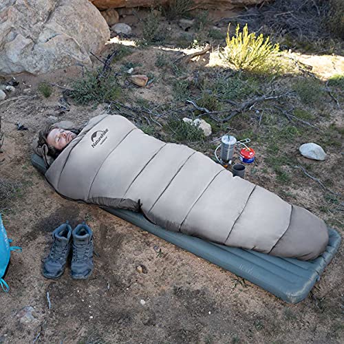 Naturehike Cotton Washable Sleeping Bag, Lightweight Camping Sleeping Bag For Adults, Penguin Mummy Sleeping Bag For Backpacking, Camping, And Hiking #TOP6