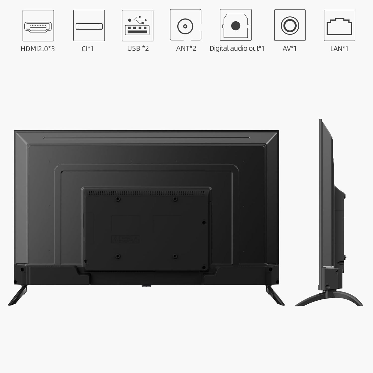 CHiQ Smart TV U50H7A, 50 pollici (126 cm) televisori, Android 9.0 TV, UHD, 4K, WiFi, Bluetooth, Google Assistant, Netflix, Prime Video, 3 HDMI, 2 USB CHiQ Smart TV U50H7A, 50 pollici (126 cm) televisori, Android 9.0 TV, UHD, 4K, WiFi, Bluetooth, Google Assistant, Netflix, Prime Video, 3 HDMI, 2 USB
