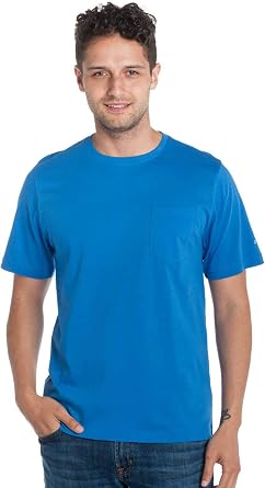 Ably Apparel Bradley Mens Crew Neck Pocket Tee | Repels Liquids, Stains, and Odors