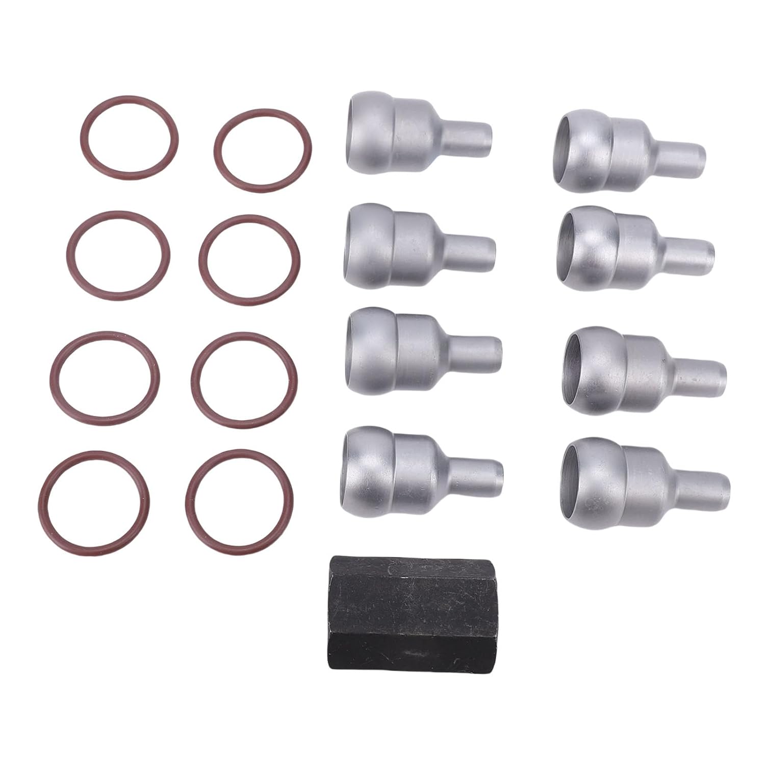 SIXRUN 6.0L Engine High Pressure Oil Channel Leak Kit, O Rings Repair Tool, Seals Kit for Automotive Repair and Maintenance, Versatile Usage