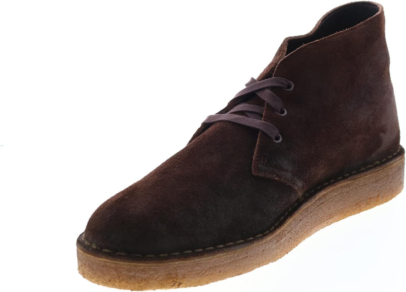 Desert Coal Dark Brown Suede