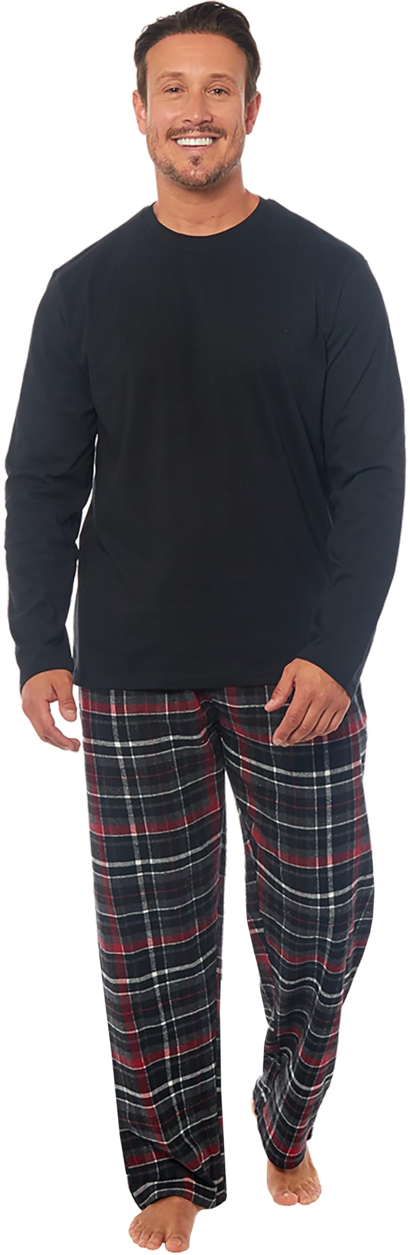 MICHAEL PAUL Mens Soft Jersey Pyjamas PJ Sets Nightwear Sleepwear Loungewear Modern Set & ...