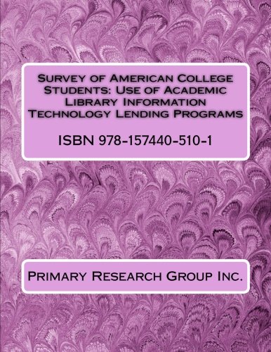 Survey of American College Students: Use of Academic Library Information Technology Lending Programs