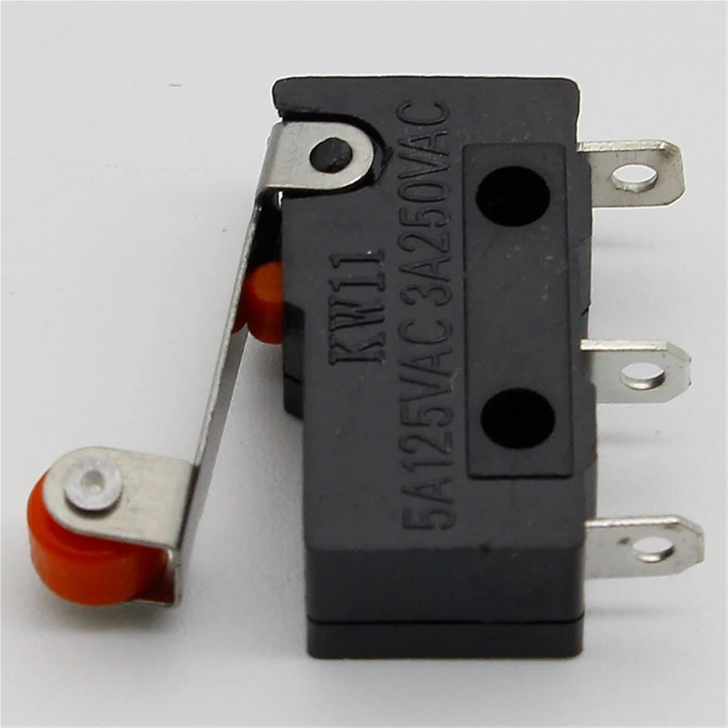 Roller Lever Arm PCB Terminals Limit Normal Close/Open Switch KW 5A 10Pcs