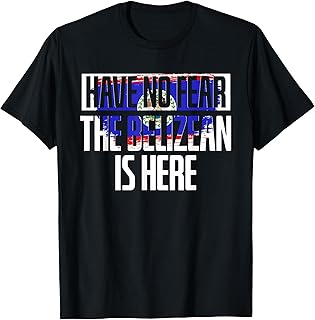Belizean Pride & Belizean Heritage, Hispanic Belize Flag T-Shirt