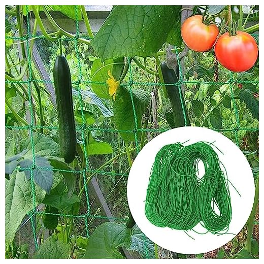 Red Para Plantas Trepadoras Malla-Entutorar - 2Mx2M Red De Enrejado Jardín Con 50 M De Cuerda Para Plantas Trepadoras Como Tomates Hortalizas Y Pepinos Enredadera Malla