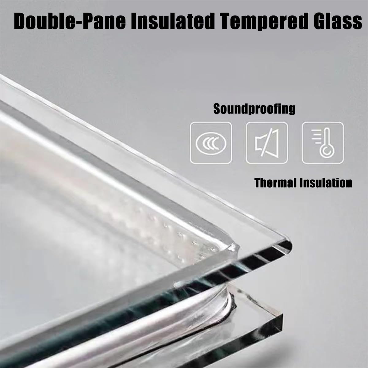 Genérico Claraboyas para Techo - Ventanas de Techo de Vidrio Templado de Doble Capa, Cubierta de Aluminio para Garaje, sótano, buhardilla y Cuarto Oscuro (40 x 15) - Mejora la iluminación Natural