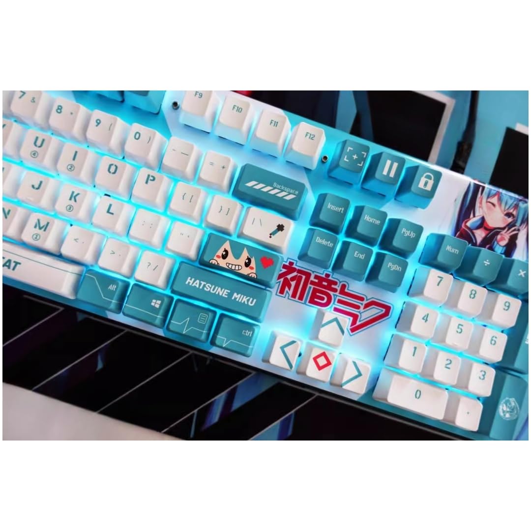 初音ミク　ゲーミングキーボード 初音ミク×TUF Gamingのコラボゲーミングデバイスが6月中旬より