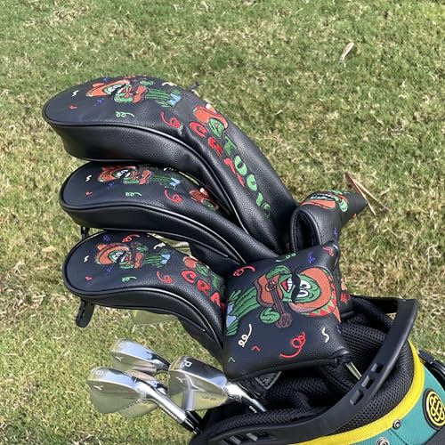 Cinco De Mayo Sombrero Golf Headcover for Driver Fairway Woods Hybrid Rescue Blade & Square Mallet Putter Head Cover - Image 6