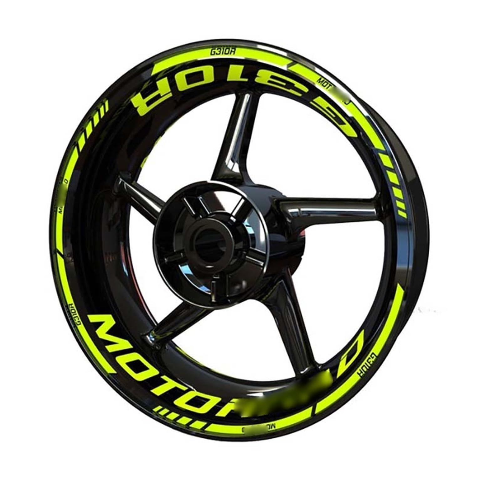 Naklejki na felgi Naklejka Motocyklowa Naklejka Na Felgę Dla G310r Dla G310 R Naklejki Na Koła Naklejki na felgi (Size : 2)