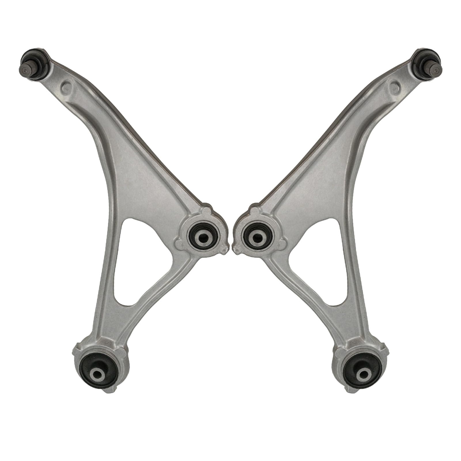 TRQ Front Lower Control Arm with Ball Joint Set Driver & Passenger Side Lower Compatible with 2013-2014 Nissan Altima