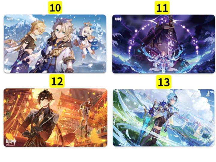 Amazon.co.jp: ◯原神雷電将軍 プレイマット 公式正規品 デスクマット