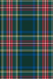 Green Scottish Tartan Plaid: Journal/Notebook 120 lined pages