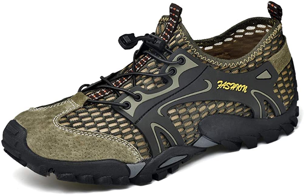 Męskie Buty Do Wody Quick Dry Sport Aqua Shoes Miękkie Oddychające Lekkie Sandały Outdoor Mesh Sandals Barefoot Training Walking Sneaker