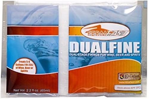 Miniatura 3 de FermFast Dualfine - Clarificador de cerveza y vino, 2.2 onzas, paquete de 10 unidades