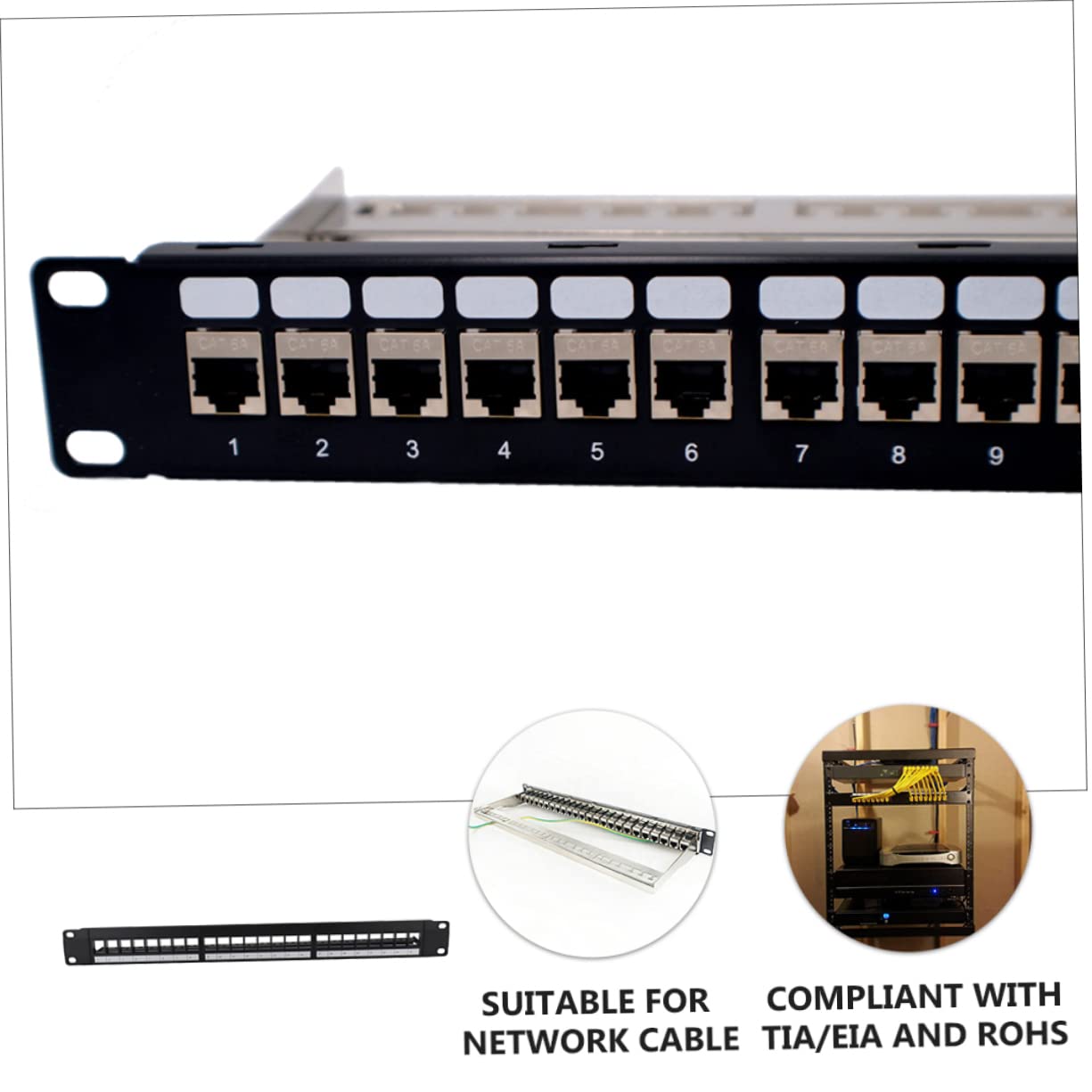 Holibanna Patch Ethernet Per e Facile Installazione e Affidabilità Accessorio Per Lan