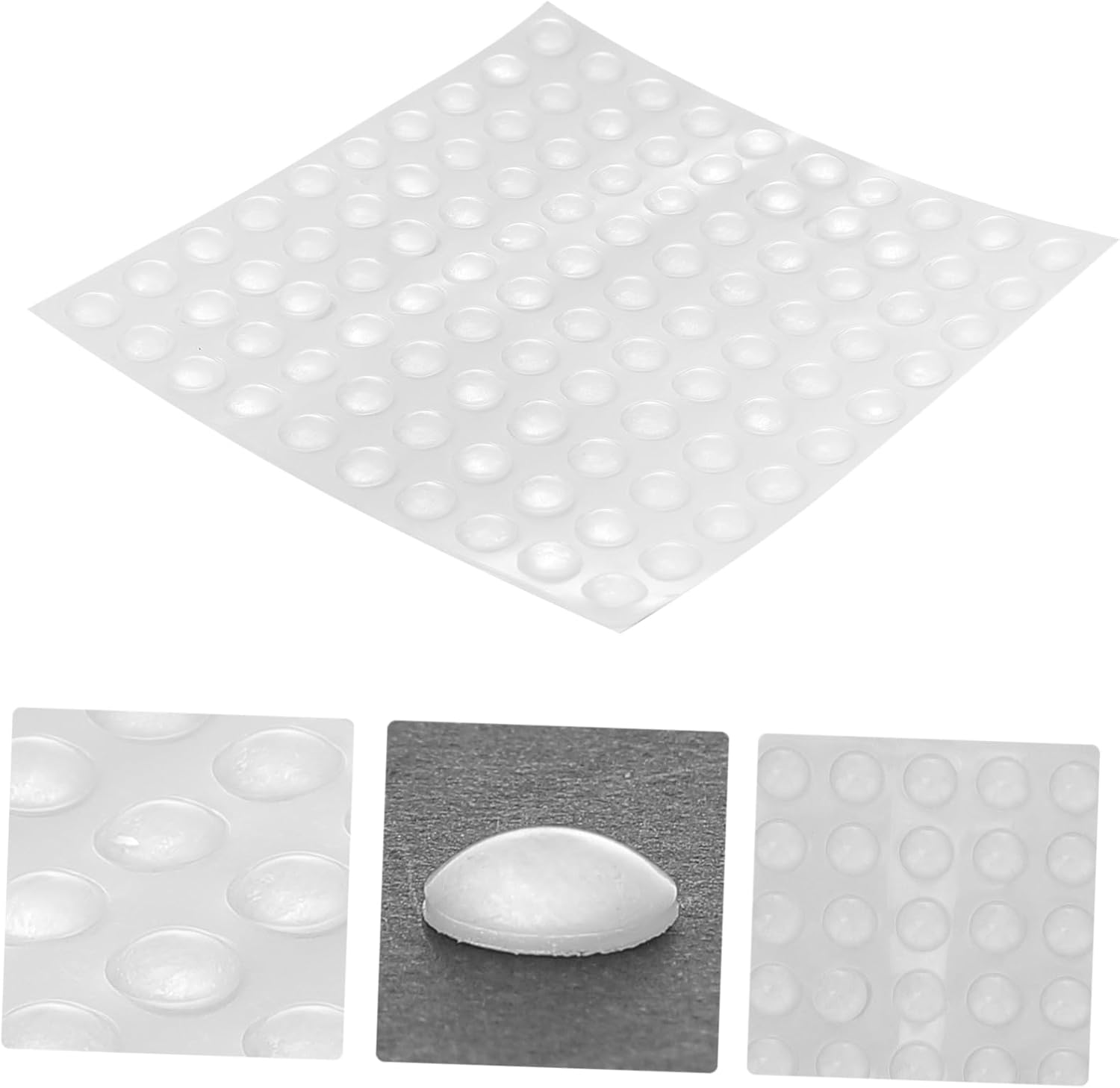 COLLBATH 100pcs Adhesive Bumper Pads for Visually Impaired Blind Assistive Devices Bump Dots for Blind Nonskid Bump Dots Easy Identification