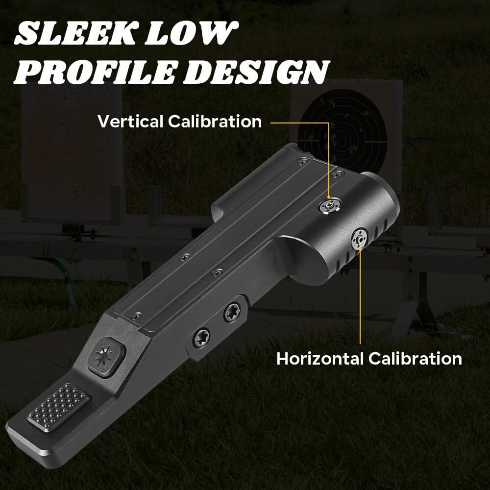 FGY Picactinny Rifle Light Laser Combo 1600 LED Flashlight and 5mW Green Laser for Gun