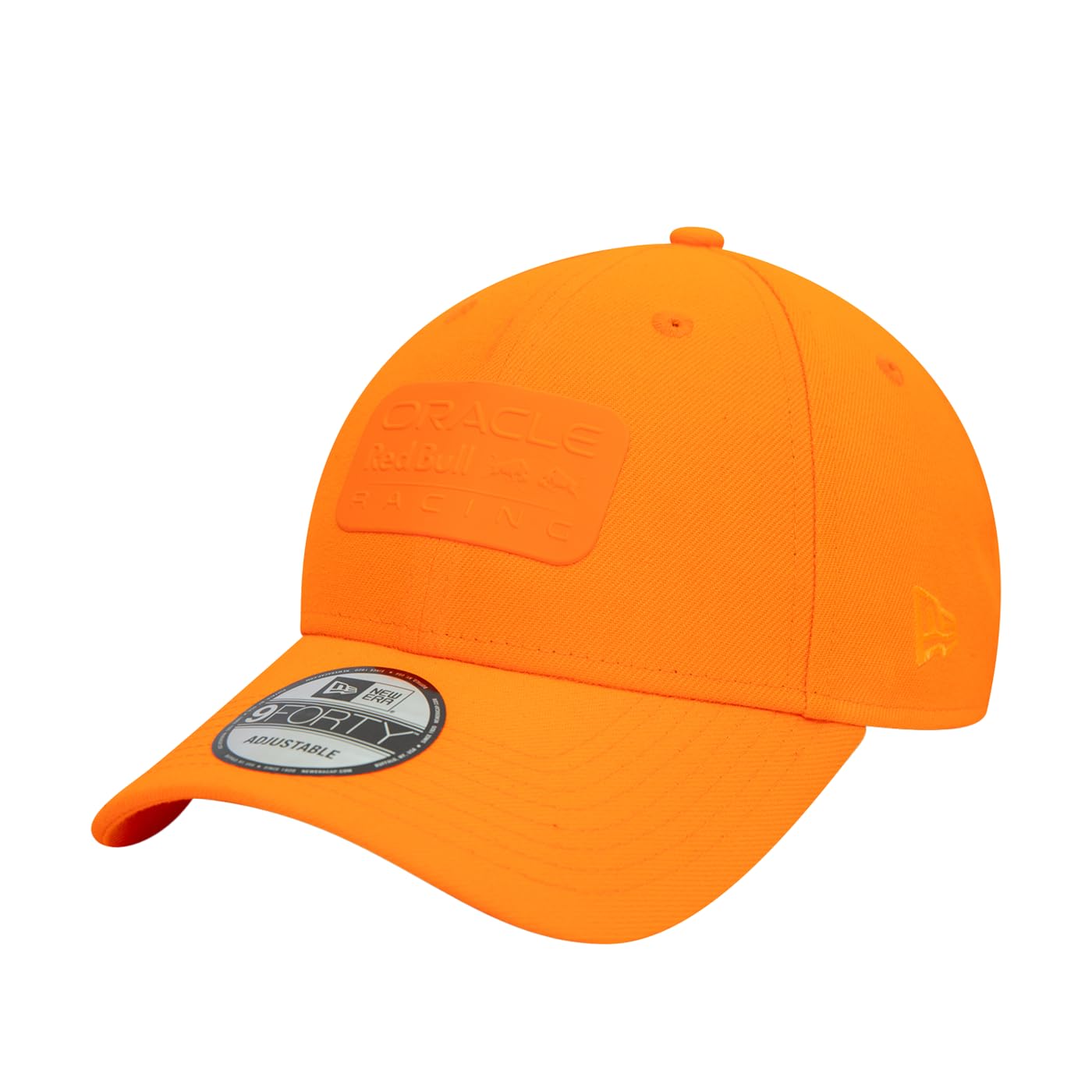 New Era 9Forty Strapback Cap - NEON Red Bull Racing Orange - One Size